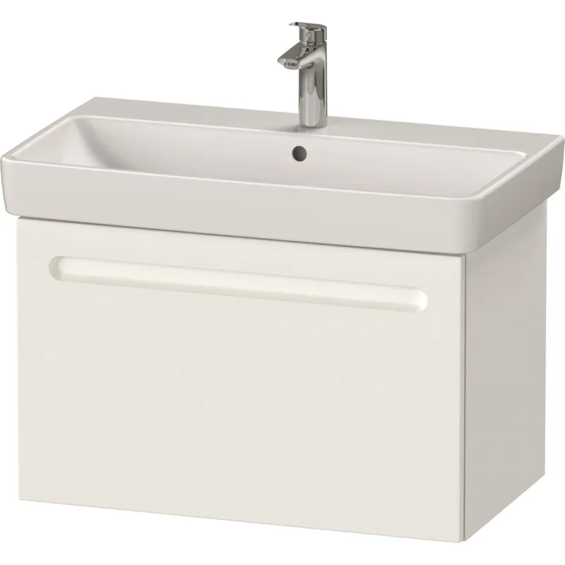 Shop Nu Wastafelkast Duravit No.1 Met 1 Lade 74x42.6x47.8cm Met Geïntegreerde Greep Mat Wit
