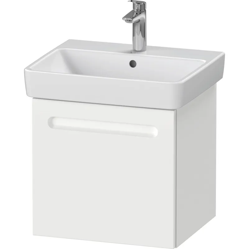Hoge Kwaliteit Wastafelonderkast Duravit No.1 Met 1 Lade 49x42.6x47.8cm Met Geïntegreerde Greep Mat Wit
