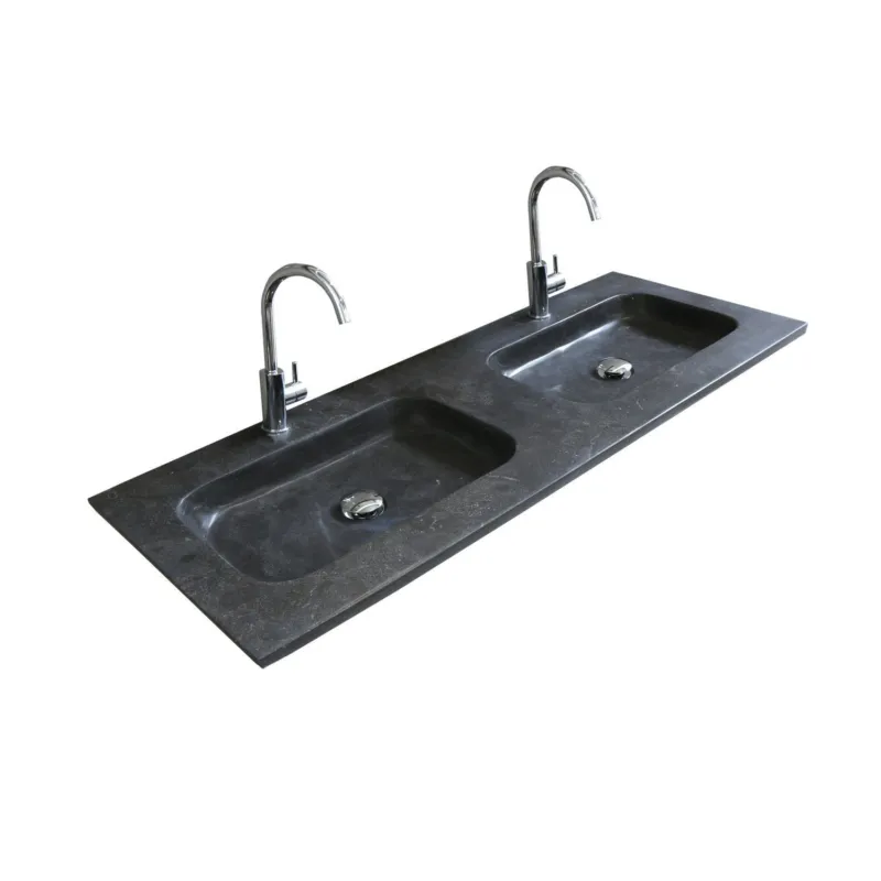 Beperkte Voorraad Badmeubelset Aquasplash Salt 120x46cm Met Grepen (Kleurkeuze) 2 Lades Met Wastafel Hardsteen Scotch Oak