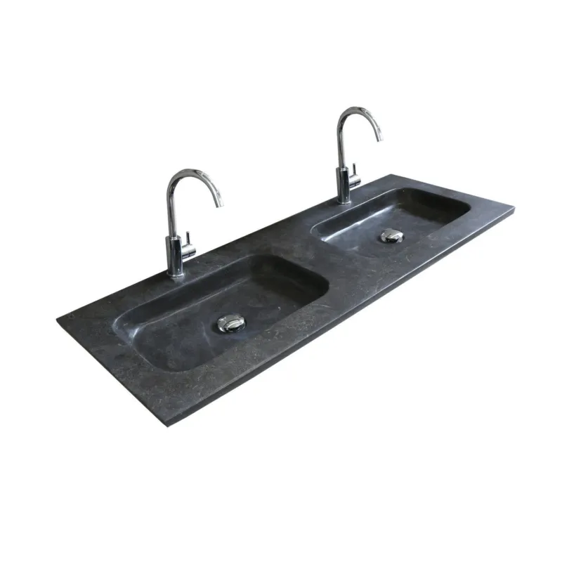 Badmeubelset Aquasplash Salt 120x46cm Greeploos 4 Lades Met Wastafel Hardsteen Whisky Oak Bestseller