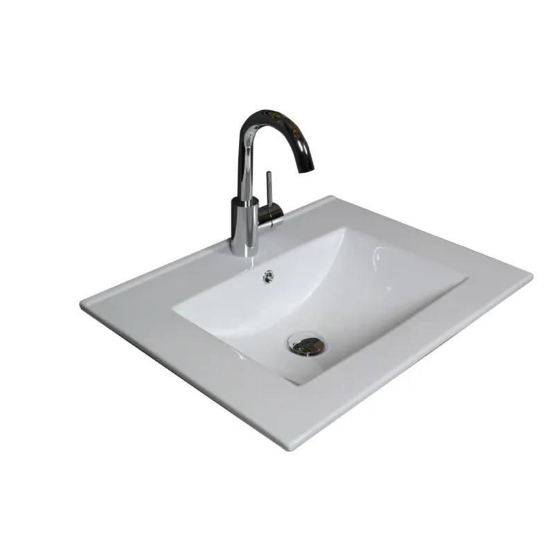Badmeubelset Aquasplash Salt 60x46cm Greeploos 2 Lades Met Wastafel 1 Kraangat Scotch Oak Beperkte Voorraad