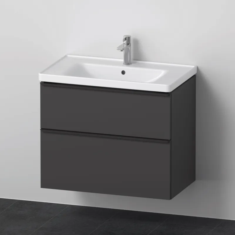 Badkamermeubelset Duravit D-Neo Wastafel Keramiek 80x48x62.5 cm Mat Grafiet Lage Prijs
