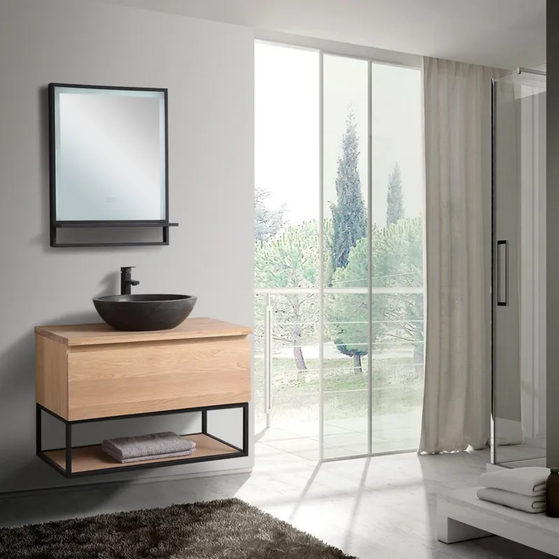 Express Levering Badkamermeubel Casajoy Vermont 90x46x55cm Eiken