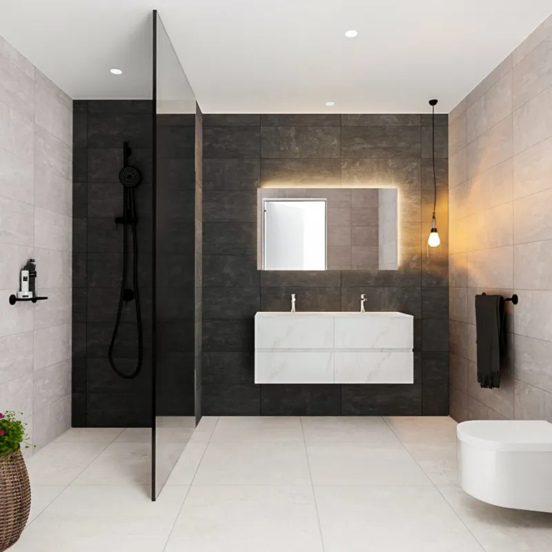 Shop Nu Badmeubel AQS Valencia Carrara Mat 120 cm Solid Surface Ronde Wasbak (zes varianten)