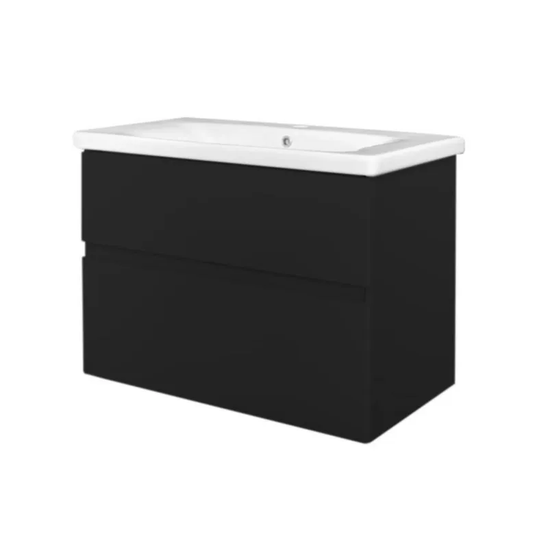 Betaalbaar Badkamermeubel Best Design Quick Greeploze 65 cm Mat Zwart