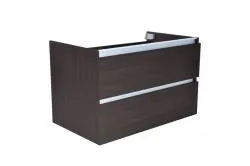 Speciale Aanbieding Wiesbaden Vision onderkast+2 laden 80x46 houtnerf grijs