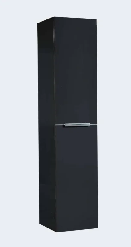 Aanbieding Senza Hoge Kolomkast 35X35X160 Cm Hoogglans Antraciet