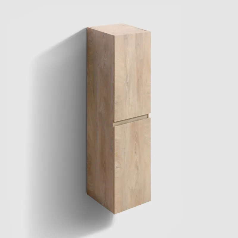 Beperkte Voorraad Hoge Kolomkast Clou InBe 130x35x35 Cm Grieks Eiken