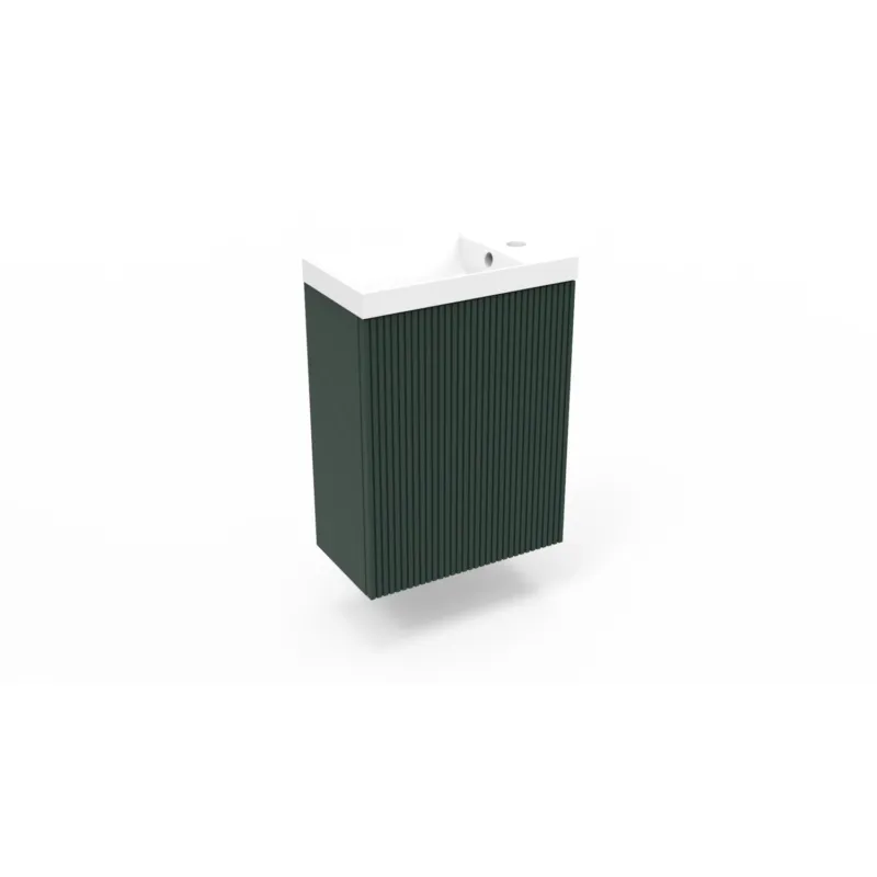 Fonteinkast Highland Green Arcqua Ridge 40x55x28 cm Incl. Fontein Glans Wit Met Overloop Laatste Kans