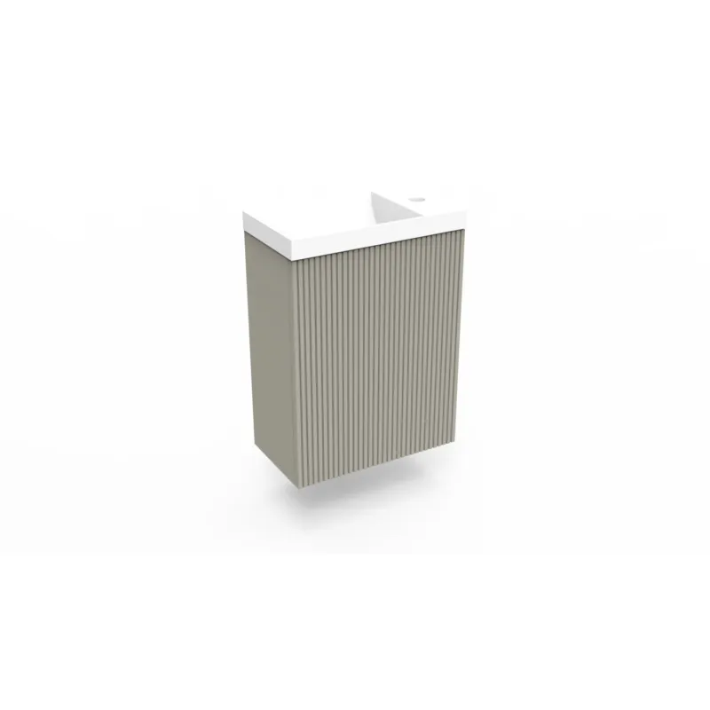 Koop Online Fonteinkast Clay Arcqua Ridge 40x55x28 cm Incl. Fontein Mat Wit Zonder Overloop