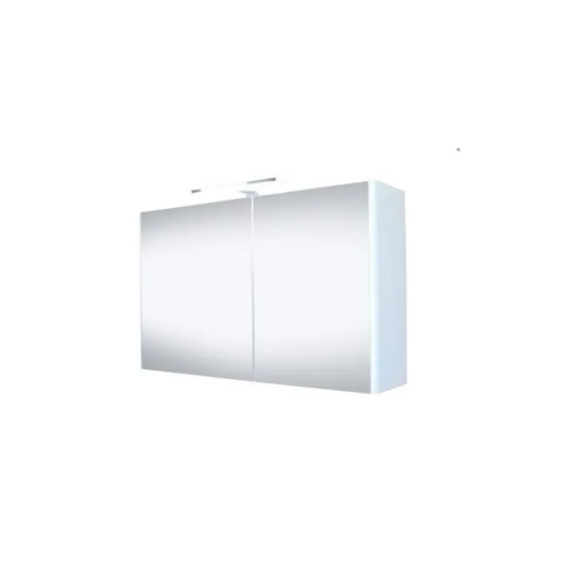 Best-Design "Happy" MDF Spiegelkast + Verlichting 80x60cm Wit Nu Kopen