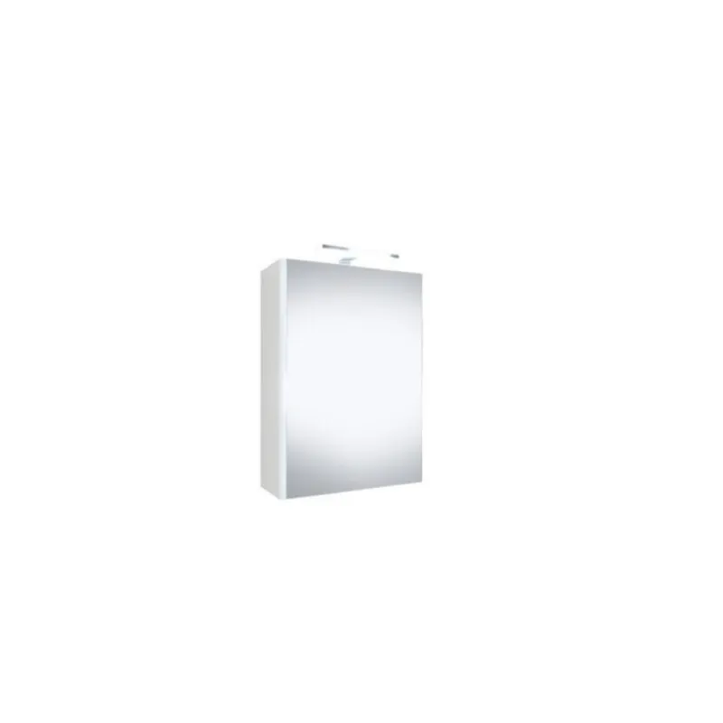 Must-Have Best-Design "Happy" MDF Spiegelkast + Verlichting 50x60cm Wit