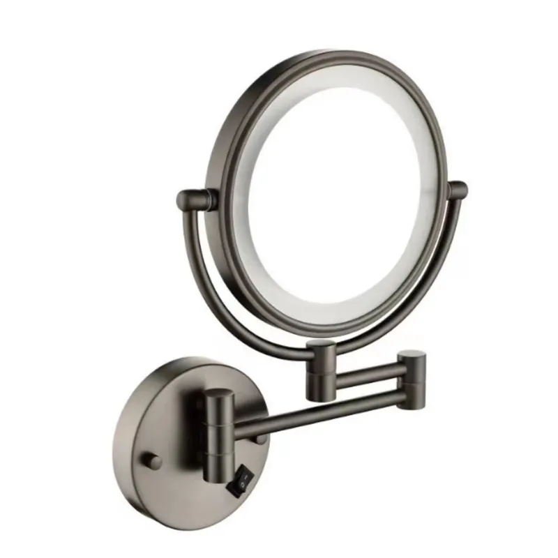 Cosmeticaspiegel Best Design Moya Rond 20 cm Gunmetal Gecertificeerd