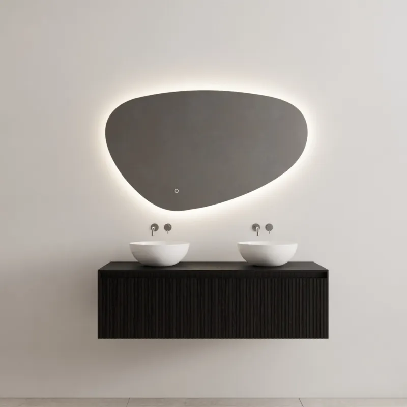 Onderkast Gliss Design Timotheus 120 CM Incl. Topplaat Black Veneer Lage Kosten