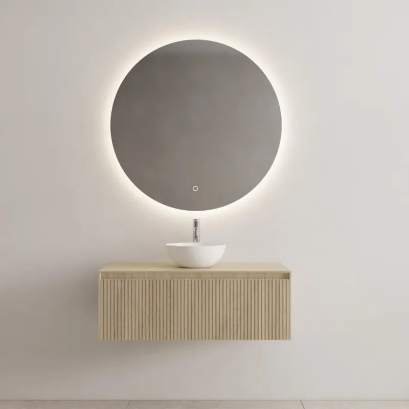 Onderkast Gliss Design Timotheus 100 CM Incl. Topplaat Corn Silk Laatste Kans