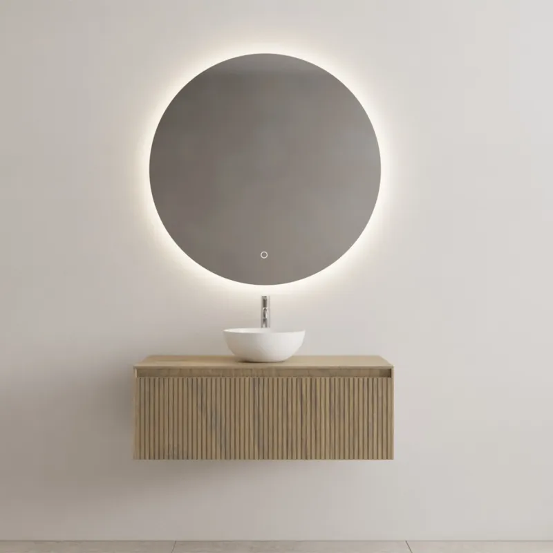 Onderkast Gliss Design Timotheus 100 CM Incl. Topplaat Ash Grey Laatste Kans