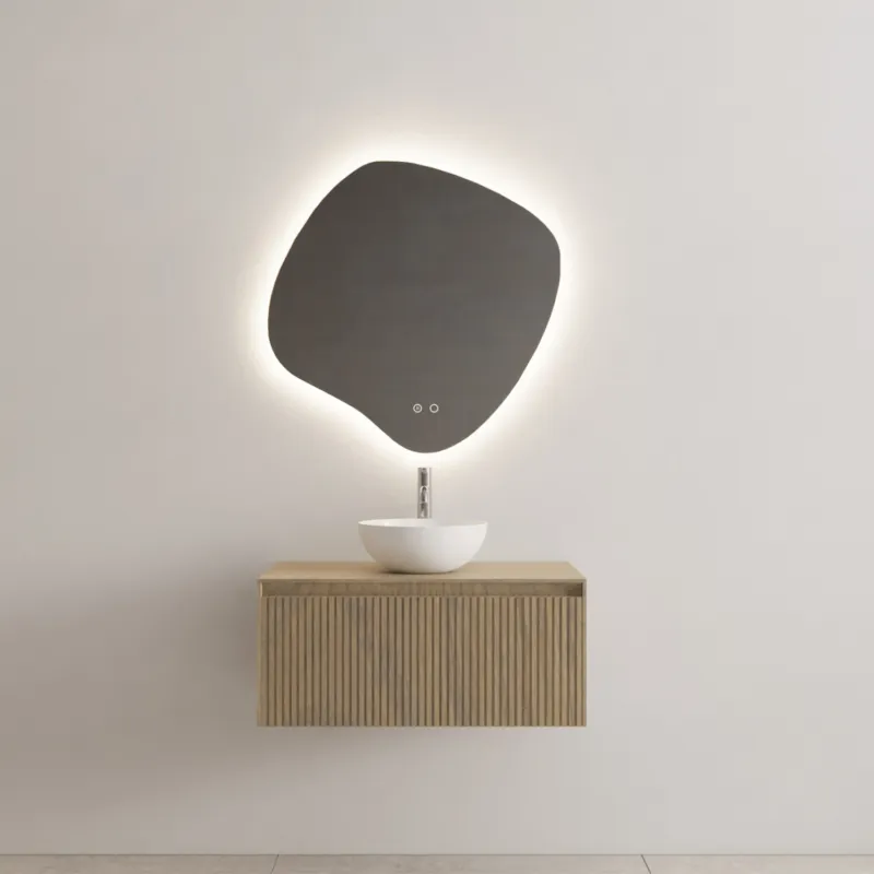 Onderkast Gliss Design Timotheus 90 CM Incl. Topplaat Ash Grey Bestel Nu