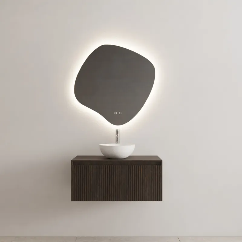Meest Verkocht Onderkast Gliss Design Timotheus 60 CM Incl. Topplaat Charcoal