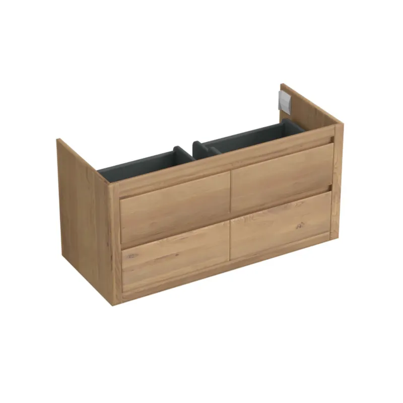 Onderkast Forzalaqua Gela 120x51x60 Cm 4 Softclose Lades Eiken Oyster Bestseller
