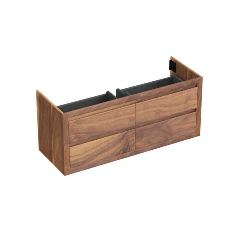 Onderkast Forzalaqua Gela 140x51x60 Cm 4 Softclose Lades Noten Pure Walnut Hete Deal
